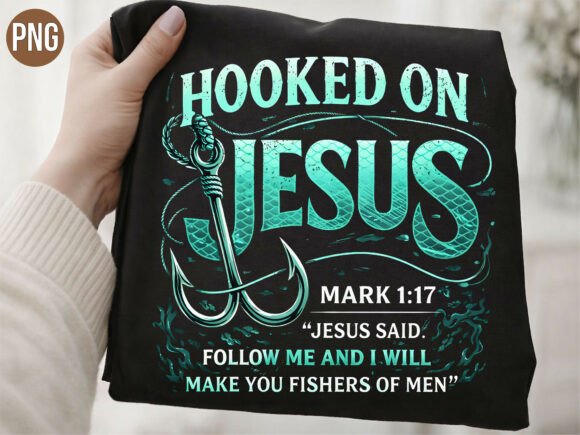 Download Hooked on Jesus Christian Fishing PNG - Premium Resources