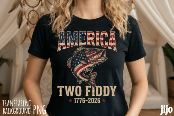 Download America Bass Patriotic Fishing PNG - Premium Bundle