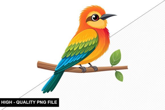 Download Funny Tropical Bird Clipart Design - Premium Resources