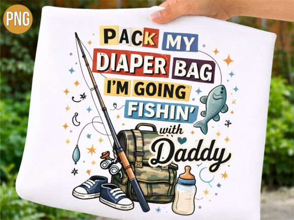 Download Pack My Diaper Bag Going Fishing PNG - Fishing png Collection